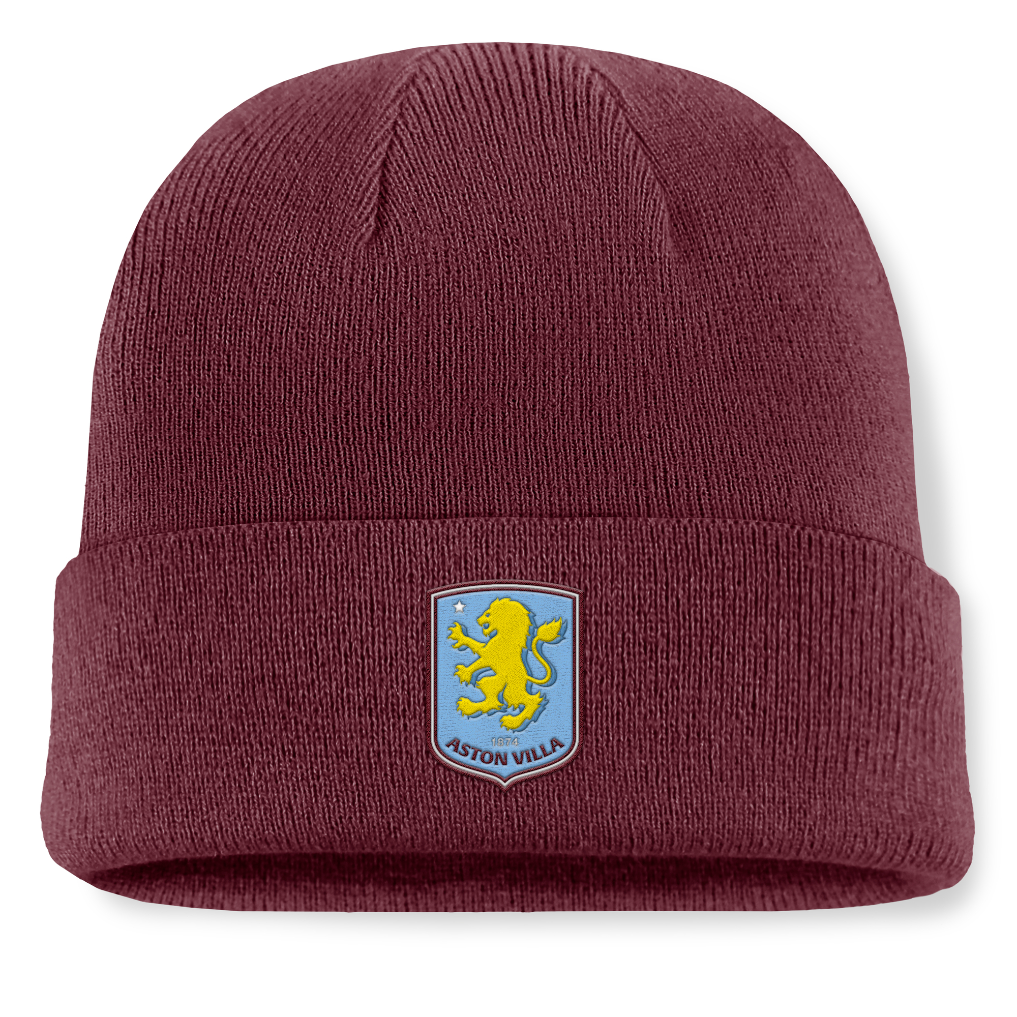 Aston Villa Core Beanie mit Bündchen – Bordeauxrot – Kinder Image