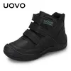 UOVO Neue Ankunft Schule Schuhe Mitte Der Wade Jungen Wandern Mode Sport Outdoor Kinder Casual Turnschuhe Größe # 26-36