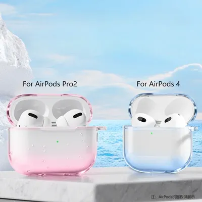 Für Apple Airpods Pro/Pro2 Fall Kopfhörer Zubehör Drahtlose Bluetooth Headset Silikon für Airpods 3/4/1/2 Gradienten Abdeckung Image