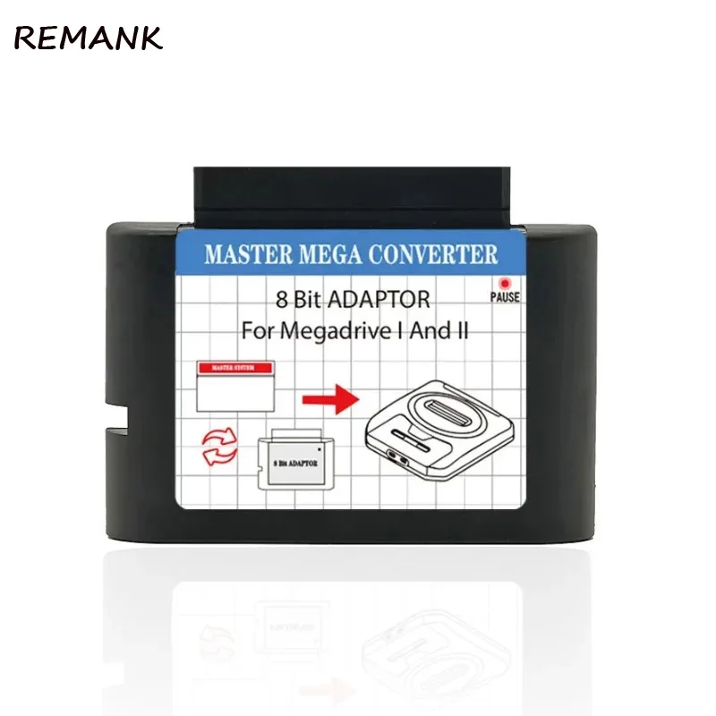 Master System Game Cartridge Converter 16-bit Mage Drive Adapter For SEGA Mage Drive I/II 1st/2nd Generation Video Game Consoles