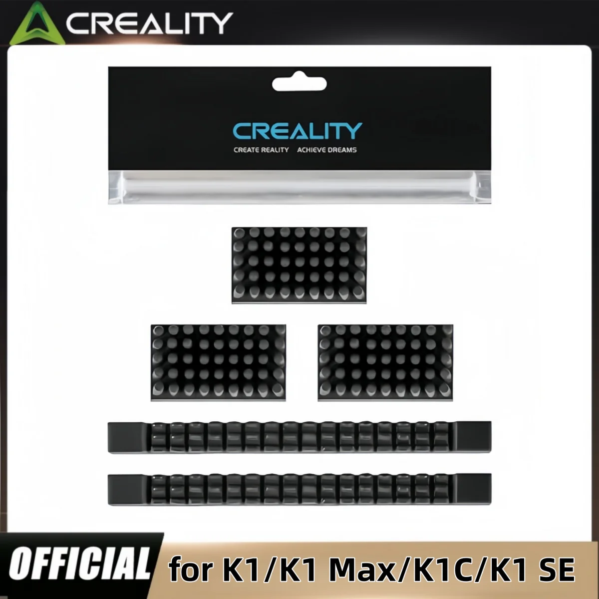 Creality Offizielles K1 Multicolour CFS Upgrade Kit Düsenwischerbaugruppe, Mundwischerstreifen für K1/K1 MAX/k1C/K1 3D-Drucker Image