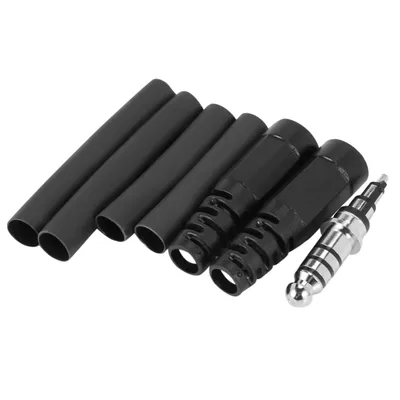 ABFM-Replacement Helicopter Plug Headset Adapter U-174 / U Type A Solder For David Clark Helicopter Headset