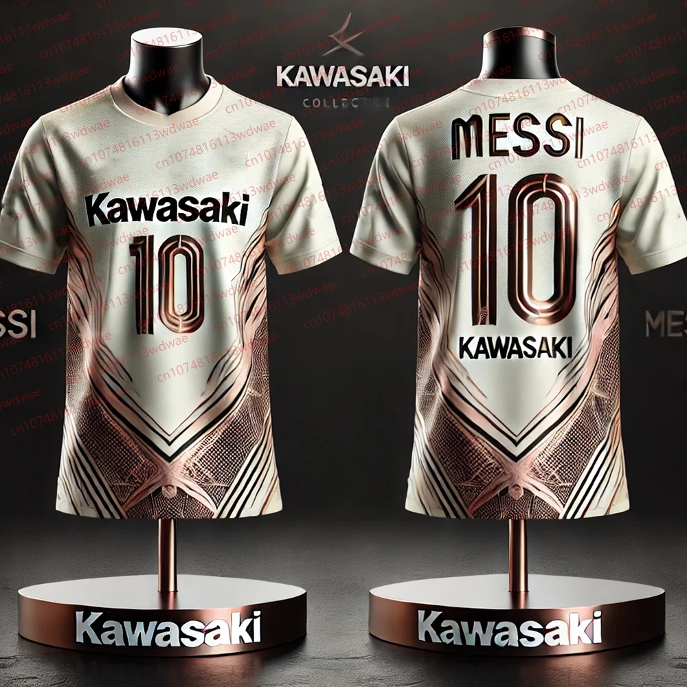 Summer Men Football Jersey Argentina Football Jersey Messi 10 Short-sleeved Football Shirt Kawasaki T-shirt Brand Cycling Jersey