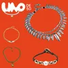 2025 UNOde50 Halskette aus 24 Karat Gold/Silber, luxuriöser Modeschmuck, elegantes Geschenk für Frauen, Rabatt