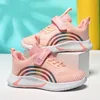 Mode Rosa Mädchen Kind Turnschuhe Große Größe 38 Atmungsaktive Komfort Sport Schuhe für Mädchen Plattform Laufende Turnschuhe zapatillas niño