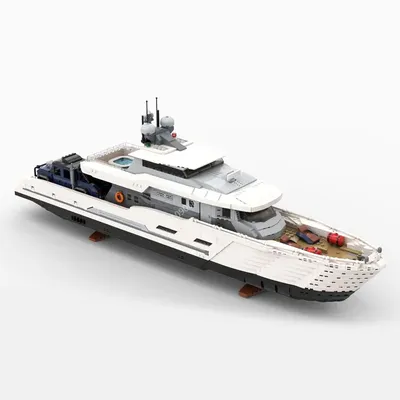4367 stücke Ozean Exploration Yacht Riesen Meer Schiff Set Bausteine Marine Organisation Boot Ziegel Modell Montage Kinder präsentiert Image