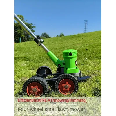 High-power electric lawn mower plug-in 220V push lawn mower small household lawn mower blade weeder