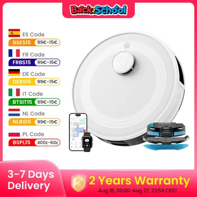 LEFANT M2 Robot Vacuum Cleaner, Laser Navigation dToF, 6000Pa, Anti-Tangle, Selected Area Cleaning, Ideal for Pet Hair, Carpets