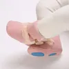 Gemütliche Winter-Babystiefel – weiche, pelzige Schuhe mit rutschfester Sohle, warmes Plüschfutter für Jungen und Mädchen von 0–1 Jahren, Rosa und Beige, High-T