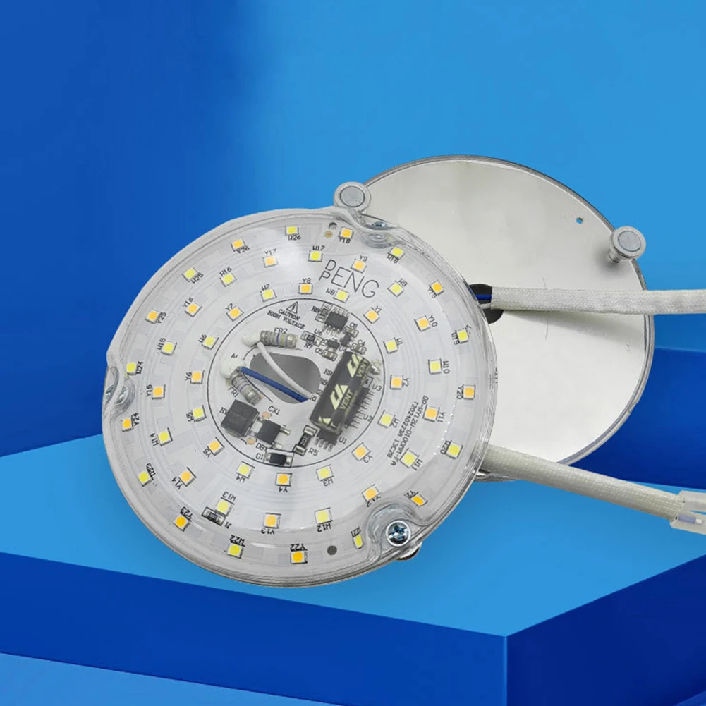 3,9/4,9/6,2 Zoll 3000/4000/5000K Deckenventilator Licht Nachrüstsatz Deckeneinbauleuchte Ersatzpanel Pendelleuchte Rundes Panel Image