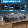 Amplificatore audio 5 canali Bluetooth FM Amplificatore audio stereo Bluetooth SD USB RCA Ingresso AUX Ricevitore audio per Karaoke Home