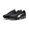 Fußballschuh PUMA "VITORIA II FG/AG", Gr. 41, schwarz-weiß (puma schwarz, puma weiß), Synthetik, sportlich, Schuhe, für Rasenplätze