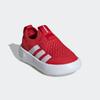 Slip-On Sneaker ADIDAS SPORTSWEAR "BUBBLECOMFY KIDS", Gr. 22, rot (better scarlet, cloud weiß, core schwarz), Textil, sportlich, Schuhe, für Kinder