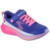 Sneaker SKECHERS "WAVE 92", Kinder, Gr. 33, bunt (navy multi), Lederimitat, Textil, kontrastfarbene Details, sportlich, Schuhe, Halbschuh mit Klettverschluss, Größenschablone zum Download