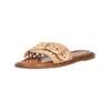 Pantolette INUOVO "INUOVO Pantoletten Leder", Damen, Gr. 41, beige (natur), Leder, casual, Schuhe