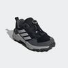Wanderschuh ADIDAS TERREX "TERREX AX4S SPEED LACING", Gr. 34, core schwarz, grau two, grau six, Synthetik, Textil, sportlich, Schuhe