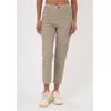 Cordhose FRESHLIONS "Yasmilda", Damen, Gr. M, EURO-Größen, grau (stein), 98% Baumwolle, 2% Elasthan, unifarben, casual, lang, Hosen, im einfarbigen Design