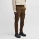 Boss Mens Sisla-8 Cargo Trousers in Green Cotton - Size 32W/32L | Boss Sale | Discount Designer Brands