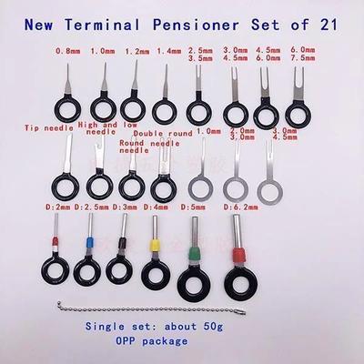 Terminal Removal Tool Kit for Automotive Wire Harness Terminal Extractor Connector Pin Remover Electrical Terminal Disassembly Tool Durable and Easy to Use