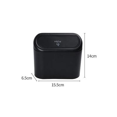Car Door Hanging Trash Bin Mini Car Garbage Can with Lid Multi-Functional Storage Box Seat Back Organizer Side Hanging Container for Vehicles