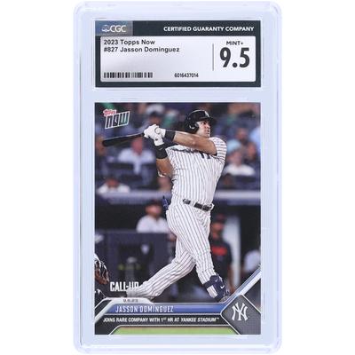 V106832 Yankee Jasson Dominguez New York Yankees 2023 Topps schließt sich jetzt seltener Gesellschaft mit 1. HR im Yankee Stadium #827 an. CGC authentifizierte 9,5 Rookie-Karte Jasson Domínguez UNS TPP TRADING CARDS 45664 COLTRC CC01BB1491 #31 Image