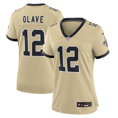 New Orleans Saints Nike Game Ausweichtrikot - Gold - Chris Olave - Damen Image