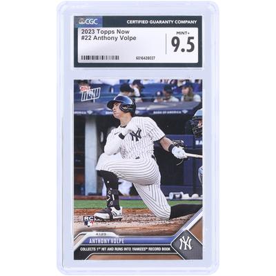 V106832 Yankee Anthony Volpe New York Yankees 2023 Topps sammelt jetzt 1. Hit & Runs ins Yankees-Rekordbuch Nr. 22, CGC-authentifizierte 9,5 Rookie-Karte 11 Anthony Volpe UNS TPP TRADING CARDS 45664 COLTRC CC01BB1605 Nr. 145 Image