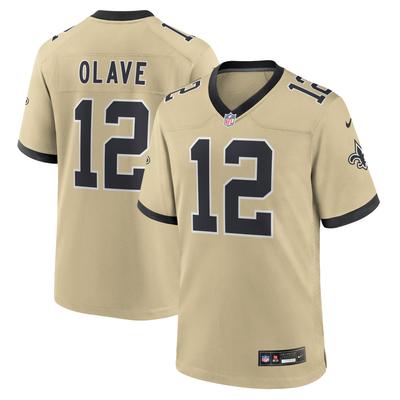 New Orleans Saints Nike Game Ausweichtrikot - Gold - Chris Olave - Herren Image