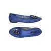 Dolce&Gabbana Damen Ballerinas, Gr. 37, blau, kein Etikett