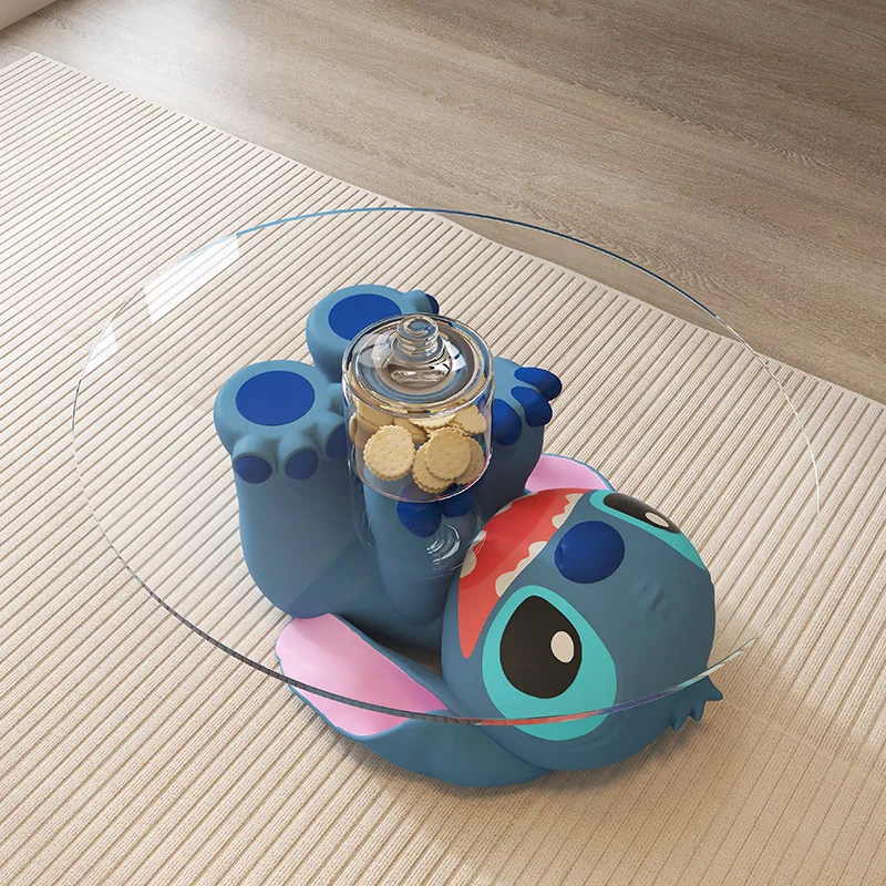 2024 neue High-End-Stitch Wohnzimmer Sofa Couchtisch Beistelltisch kleine Wohnung beweglicher kleiner Tisch Boden Ornament Image