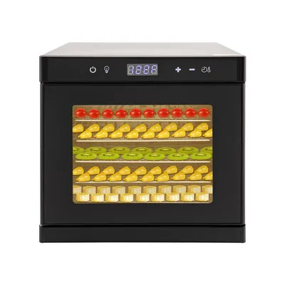 6 Trays Food Dehydrator Stainless Steel Machine 700w 110v 60hz Household Vegetables Fruit Dryer with LED Display for Home