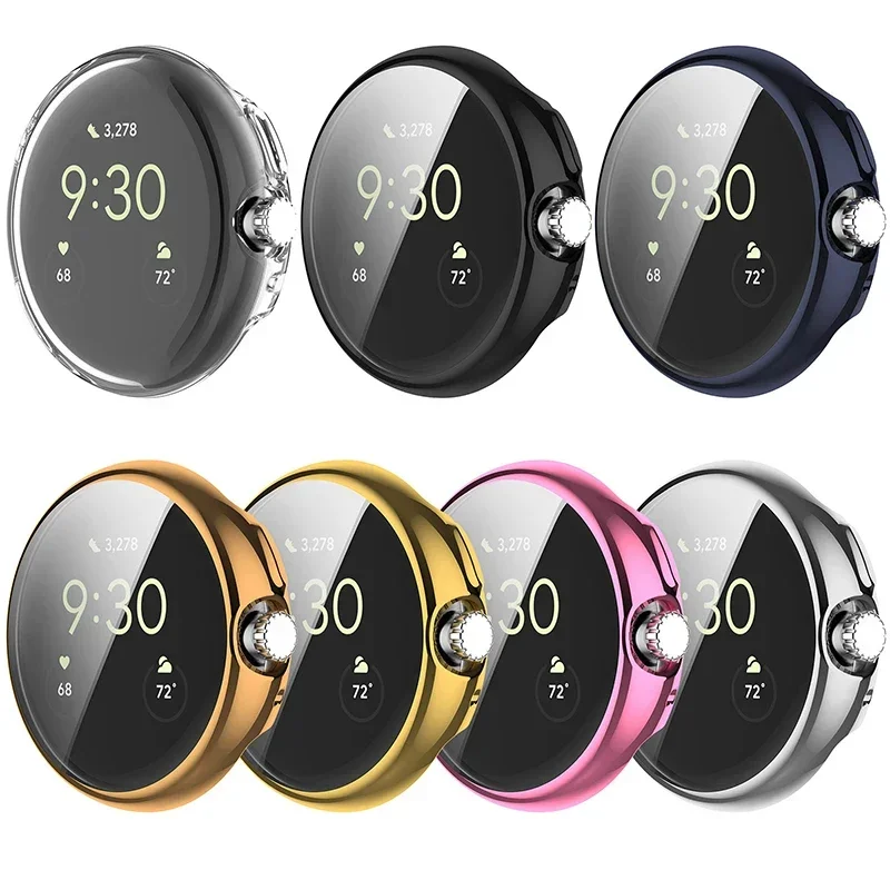 TPU-Hülle für Google Pixel Watch 2 Bumper Allround Full Cover Displayschutzfolie für Pixel Watch 1 Pixel Watch Image