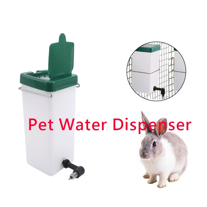 Pet Automatic Drinking Fountain Rabbit Hamster Water Dispenser Water Feeder For Small Animal Rabbit Hamster Guinea Pig Squirrel
