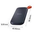 100% SanDisk SSD esterno portatile 480 GB 800 MB/s Disco rigido esterno USB 3.1 Tipo-C 1TB 2TB Disco a stato solido per desktop portatile
