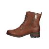 Schnürstiefelette MUSTANG SHOES "Mustang Shoes Stiefelette Lederimitat", Damen, Gr. 40, braun, Lederimitat, casual, Schuhe