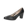 Pumps CAPRICE "Caprice Pumps Leder", Damen, Gr. 36, schwarz, Leder, elegant, Schuhe