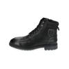 Schnürstiefelette PANTOFOLA D´ORO "Pantofola d'Oro Stiefelette Leder", Gr. 43, schwarz, Leder, casual, Schuhe
