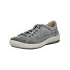Schnürschuh LEGERO "Legero Halbschuhe Veloursleder", Damen, Gr. 38,5, grau, Veloursleder, casual, Schuhe
