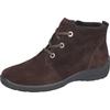 Winterboots WALDLÄUFER "HESNA", Damen, Gr. 8,5 (42,5), braun (dunkelbraun), Veloursleder, unifarben, sportlich, Schuhe, Stiefelette, Schnürboots in Komfortweite H = sehr weit