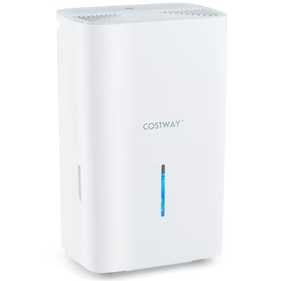 150 Pint Dehumidifier for 7000 Sq Ft Basement with Pump Drain Hose and LED Display Timer - 14.5" x 11" x 24"