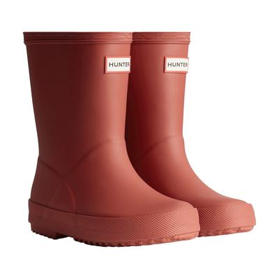 Hunter Kids First Boot Gummimilitärrote Wellington Stiefel Image