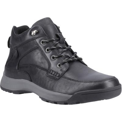 Hush Puppies Vernon Herren Schwarze Leder Knöchelstiefel Image