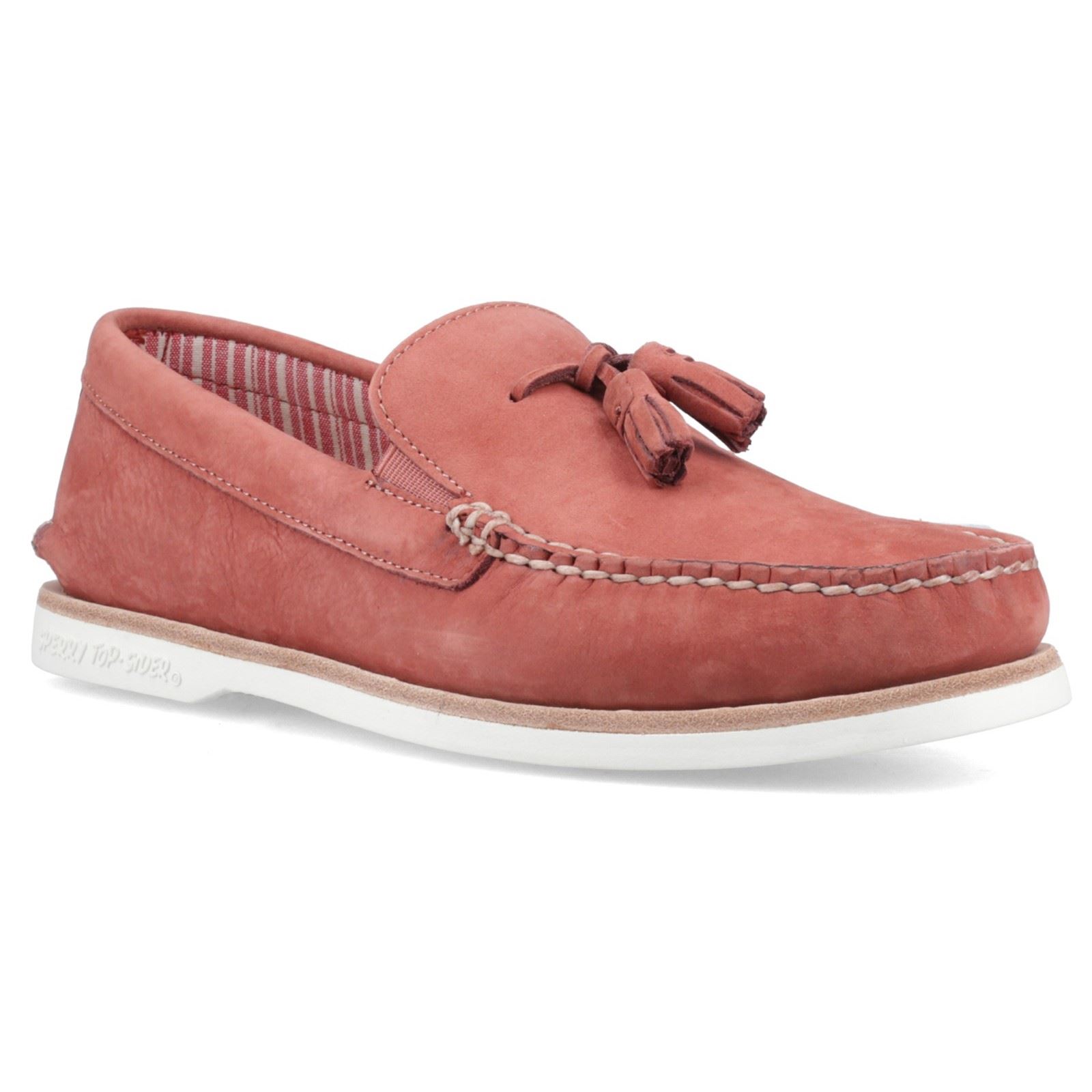 Sperry Authentic Original Herren Rote Leder Loafer