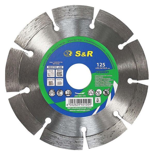 S&R Diamant-Trennscheibe 12.5 cm grau Image