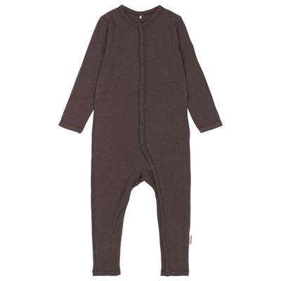 Mikk-Line - Kid's Wool/Bamboo L/S Suit - Overall Gr 86 braun Image
