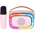 Altoparlante Karaoke Portatile Xr Jump Wireless Miniparty Rosa