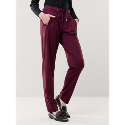 Walbusch Damen Jerseyhose Stretch & Relax Rot Image