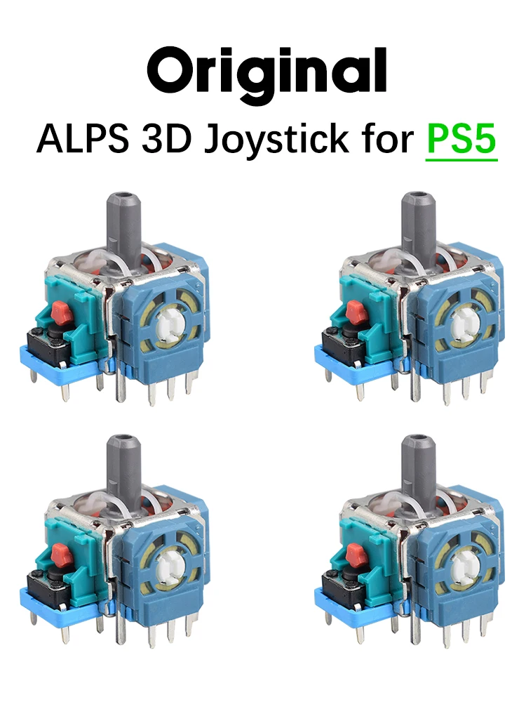 Original ALPS New Model 3D Joystick for PS5 Gamepads, Replacement PS5 Controller Joystick for Sony PlayStation 5 Game Controller