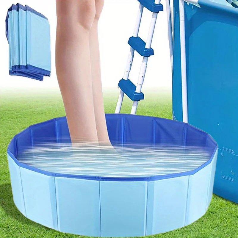 Bassin gonflable de bain de pieds de piscine, pieds propres de piscine, bassin de bain de trempage des pieds pour échelle d'entrée de piscine, traitement de Spa à domicile