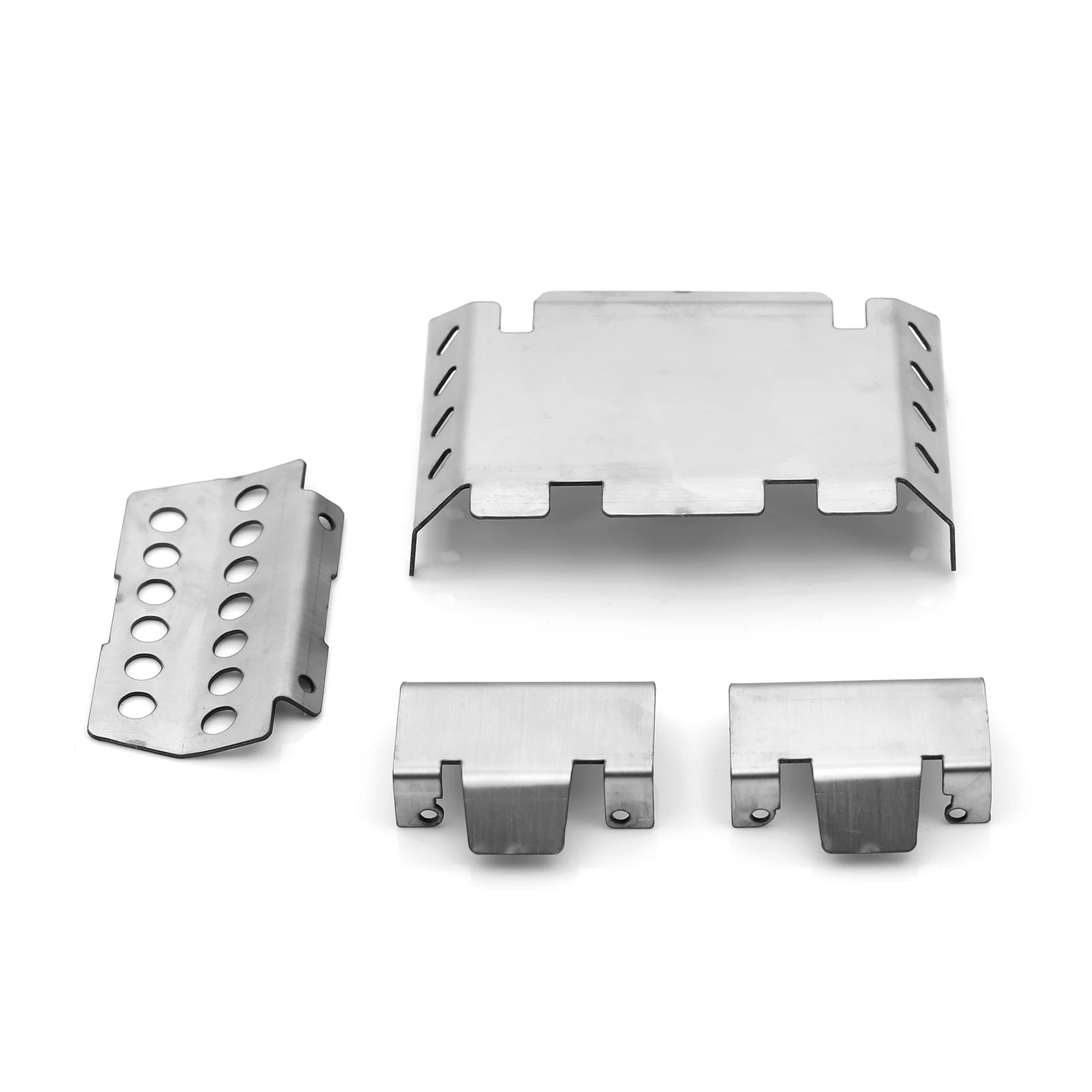 FMS FCX10 Metall Edelstahl Chassis Rüstung Schutz Schutz Schutz Unterfahrschutz 1/10 RC Auto Upgrade Teile Image